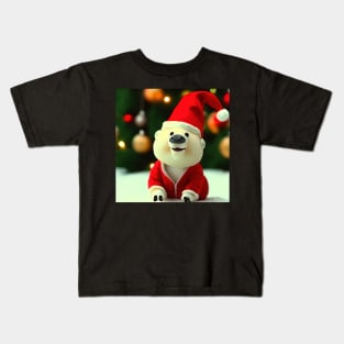 Capybara Christmas Claymation Kids T-Shirt